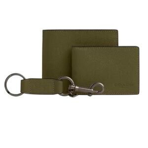 COACH 3 in 1 Wallet Gift Set Green